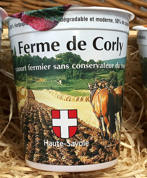 Yaourt fermier sans conservateur Ferme de Corly - Crémerie - Fromagerie D'amalthée